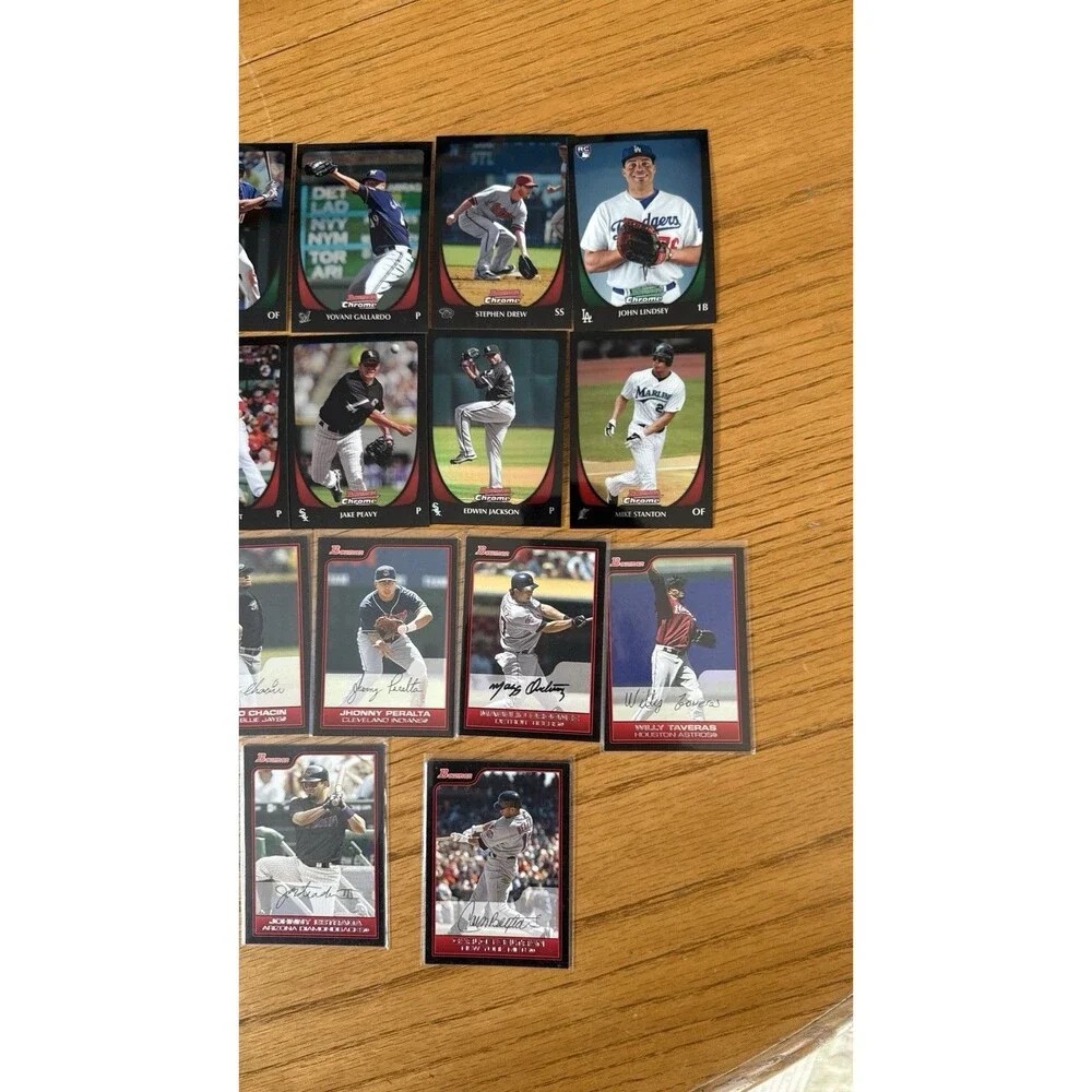 2011 Bowman Chrome Baseball Card Lot of 25 - David Ortiz, Mike Stanton